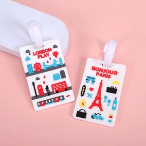 Custom Eco-Friendly Rubber Luggage Tags with Silk Screen Printing-Unique Fun <b>Bag</b> Tags for Travel & Promotion - Product Image 4