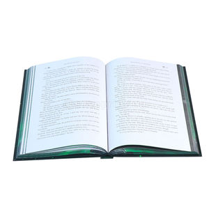 Custom Hardcover <b>Book</b> Printing Services with Gold Foil Edge Embossed Dragon Logo Edging Hot Stamping Process - Product Image 5