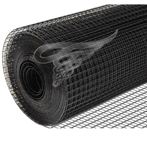 Black PVC Vinyl Coated <strong>Wire</strong> Mesh Hardware Cloth 1/2 Inch 48 X 100 ft 19 Gauge Chicken <strong>Wire</strong> Mesh Tree Guard Rodent <strong>Wire</strong> - Product Image 2