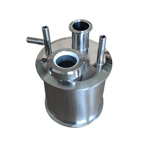 더블 재킷 용제 탱크 추출기 수집베이스 스테인레스 스틸 나무 상자 1 개 용접 라운드 위생 파이프 피팅 - Product Image 4