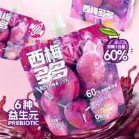 OEM boisson de jus personnalisée bonbons collations délicieuses peptide de collagène saveur de fruit de pruneau boisson instantanée gelée de konjac