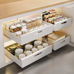 Organisateur de tiroir de cuisine extensible coulissant pour armoire, rangement pour salle de bain - Product Image 4