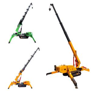 Grúa de carga pequeña para interiores y exteriores 2 3 5 10 toneladas Mini grúa eléctrica sobre orugas 14t 16t para construcción de elevación de vigas de acero - Product Image 1