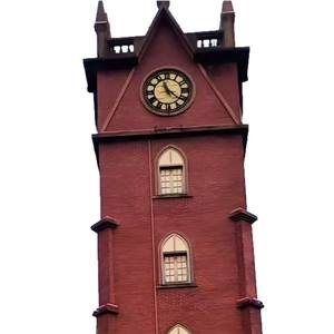 Relojes de Resina Art Deco Grandes para Paisajes, Decoraciones para Jardines de Flores, Relojes de Torre y Decoración para Sala de Estar - Product Image 4