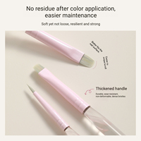 Ensemble de pinceaux à ongles souples et flexibles haute densité, personnalisables, pour gel, pour fournisseur professionnel de manucure