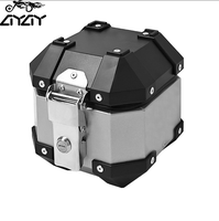 Boîte de rangement portable en alliage d'aluminium de 5 L pour moto, compatible avec les véhicules électriques
