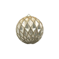 Boules de Noël en verre soufflé à la main de 8 cm avec dégradé floqué personnalisé, décorations pour la maison