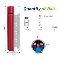 Boîte de transport isotherme pour insuline de haute qualité, étanche, approuvée TSA, pour l'extérieur, étui de voyage pour peptides, petite tasse de refroidissement multifonctionnelle