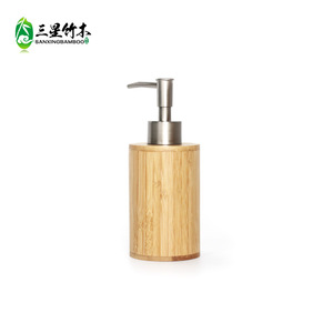 <b>Bamboo</b> press-type replacement dispensing bottle, <b>bamboo</b> soap dispenser, lotion <b>container</b> manufacturer, customizable wholesale, - Product Image 1