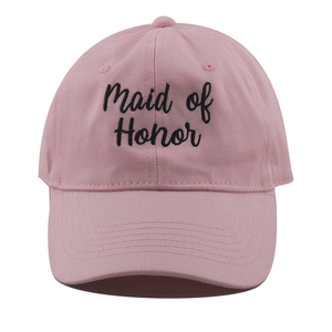 Algodón Ajustable Rosa Negro Novia Novio Dama <span class=keywords><strong>DE</strong></span> HONOR Boda Gorra Sombrero Unisex - Product Image 6