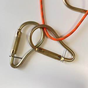 Dispositifs de <span class=keywords><strong>descente</strong></span> <span class=keywords><strong>en</strong></span> acier au carbone Bofulong 22kn avec mousqueton à vis, œil captive, pivot à ressort, crochet à ressort, résistance à la rupture >25KN - Product Image 4