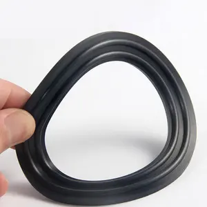 Junta de sellado de goma plana redonda de neopreno EPDM de silicona personalizada de alta calidad Junta de goma cónica