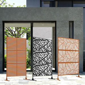 Trang Trí Hàng Rào Vườn Laser Cắt Kim Loại Màn Hình Riêng Tư Thép Mạ Kẽm Ngoài Trời Trang Trí Riêng Tư <span class=keywords><strong>Trellis</strong></span> Bảng Điều Chỉnh Màn Hình - Product Image 2