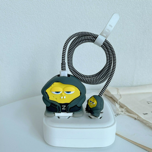 Đối Với Apple 18W 20W <span class=keywords><strong>USB</strong></span>-C Power Adapter Sạc Bảo Vệ Trường Hợp Dễ Thương Phim Hoạt Hình Thiết Kế Cho Cáp Bìa - Product Image 6