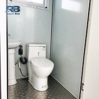 Toilettes mobiles, WC portables d'extérieur, cabines de douche, unités de toilettes de luxe, toilettes miniatures portables, conteneur préfabriqué, toilettes mobiles
