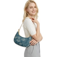 Sac croissant en PU imprimé sur mesure de haute qualité pour femmes, idéal comme cadeau, vente en gros