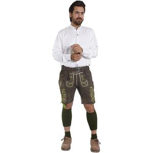 Chaussettes en Lederhosen personnalisées pour hommes, 2 paires, en coton et fibre de bambou tricotées, pour occasions bavaroises et Oktoberfest - Product Image 4