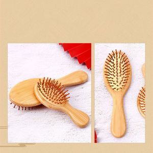 Portable Airbag Comb Eco Friendly Bamboo Paddle <b>Brush</b> for Bathroom Accessories - Product Image 3