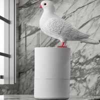 Distributeur de savon automatique infrarouge moderne en ABS de 300 ml pour déjections d'oiseaux, idéal pour les hôtels