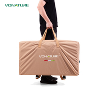 Matelas pliant multi-usages orthopédique POE Vonature en tissu hypoallergénique pour voiture, lit, camping en plein air et usage scolaire