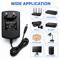 Alimentation électrique murale à découpage 12V 1.5A 18W avec protection multiple, prise UE, pour guirlandes lumineuses LED et lampes de bureau – Direct Usine
