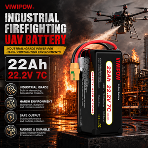 Batterie de drone 22AH 22.2V 7C pour drone de lutte contre les incendies, rechargeable, haute énergie, 280wh/kg, technologie lithium-ion - Product Image 4