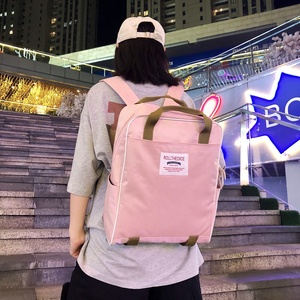 Mochila deportiva informal coreana <span class=keywords><strong>para</strong></span> chicas adolescentes, mochila ligera portátil a la moda con logotipo de parche personalizado <span class=keywords><strong>para</strong></span> estudiantes - Product Image 2