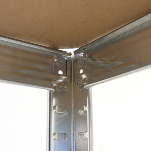 ABCTOOLS Étagère à rivets en acier sans boulon à <span class=keywords><strong>5</strong></span> <span class=keywords><strong>niveaux</strong></span> Étagères en fer de stockage Étagères en acier Étagères d'entrepôt en métal à fente - Product Image 5