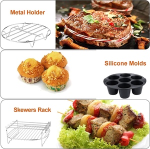 COSORI – accessoires de <span class=keywords><strong>friteuse</strong></span> à <span class=keywords><strong>Air</strong></span> Ninja <span class=keywords><strong>Gourmia</strong></span> Dash, 12 pièces, accessoires de <span class=keywords><strong>friteuse</strong></span> à <span class=keywords><strong>Air</strong></span> avec four, poêle à gâteau, poêle à Pizza, doublure de <span class=keywords><strong>friteuse</strong></span> à <span class=keywords><strong>Air</strong></span> - Product Image 3