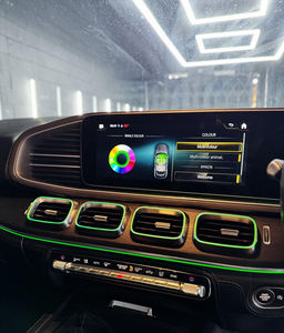 Icarsin - Luz Ambiental de 64 Colores para Mercedes W167 GLE <span class=keywords><strong>GLS</strong></span> 2020-2025, Control MBUX, Iluminación LED Interior, Mejora de la Iluminación, Altavoces de Ventilación - Product Image 4