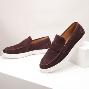 Mocasines de Hombre Sin Cordones para Todas las Estaciones, de Cuero Genuino Transpirable, Antideslizantes, con Suela Suave, Estilo Casual - Product Image 3