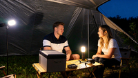 Kit d'urgence multifonction pour voiture 34.7x22.5x11.5cm Sac de rangement Pompe à pneus Lampe de sécurité Bluetooth 1300lm Corde de remorquage 5T ODM