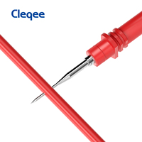 Kit de câbles de test Cleqee-2 P1050B avec pince crocodile + harpon en U + sonde de test de perforation + câble de test empilable avec prise banane blindée de 4 mm