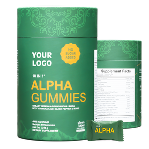 Estratto di radice di Maca alfa Gummies con resina Shilajit e estratto di Ashwagandha ingredienti naturali Premium - Product Image 2