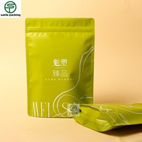 Pochette souple personnalisée en aluminium à fenêtre transparente, écologique, étanche, refermable avec fermeture éclair, pour l'emballage de chaussures, vêtements, chaussettes et fourrures