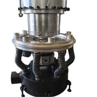 Machine à film soufflé haute vitesse à 2 couches, largeur 480 * 620 mm, avec anneau d'air et matrice rotative pour pièces de machines plastiques et caoutchoutées