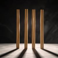 Baguettes en bambou jetables emballées individuellement, de qualité alimentaire, 100 % naturelles, pour barbecue coréen, vente en gros