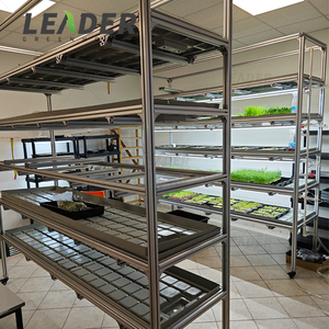 Agriculture Hydroponic Ebb and Flow Multi Layer Rolling Grow Table With Growing Light Ebb and Flow 70 30 Cm - Product Image 5