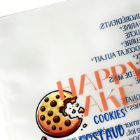Ensemble d'emballages personnalisés pour biscuits : Sacs en Mylar et boîtes en carton avec fenêtre, pochettes verticales anti-odeur de qualité alimentaire, boîte de boulangerie