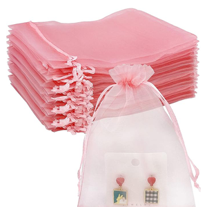 Servizio di Design Personalizzato: Sacchetti in Organza con Logo, Sacchetti a Rete con Coulisse per Gioielli, Confezioni Regalo in Tessuto Trasparente per Matrimoni e Feste - Product Image 1