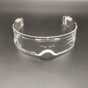 Gafas Luminosas de Moda Cyberpunk Futuristas, Gafas de Neón Brillantes para Fiestas Rave, DJ, <span class=keywords><strong>Bar</strong></span>, Club, Festival de Música - Product Image 5