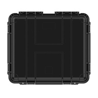 Boîte à outils en plastique étanche IP67, robuste, antichoc, avec 4 roulettes et freins, mousse personnalisable