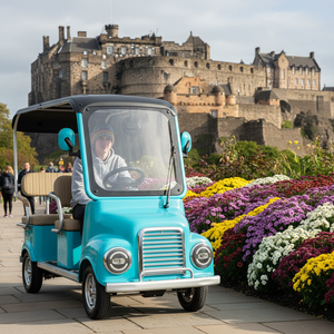 Quadricycle électrique homologué pour la route HLD 1800W avec 4 sièges passagers, capacité de charge de 500 kg, pour les centres de villégiature et les terrains de golf - Product Image 4