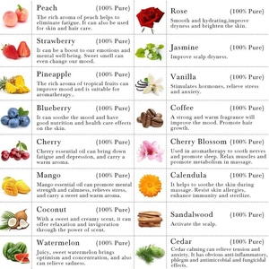 <span class=keywords><strong>Olio</strong></span> essenziale <span class=keywords><strong>di</strong></span> vaniglia, gelsomino, calendula, fiore <span class=keywords><strong>di</strong></span> ciliegio, rosa, anguria, pesca, <span class=keywords><strong>cocco</strong></span>, sandalo, caffè, fragola, mango, cedro - Product Image 3