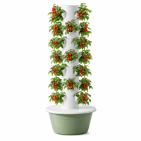 Système de tour de plantation verticale pour serre - Étagère de culture hydroponique pour plantation à haute densité