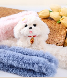 Kit de manualidades DIY de 15 cm para perro de juguete de terciopelo coral, con limpiapipas gigantes, flexibles, gruesos y esponjosos, tallos de chenilla y alambre peludo - Product Image 5