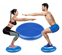 Disque d'équilibre gonflable pour genoux et chevilles, coussin d'équilibre, planche de yoga, coussin de fitness