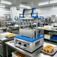 Machine à fabriquer des gobelets en gaufres pour crème glacée, gaufres et cônes pour gelato Prix