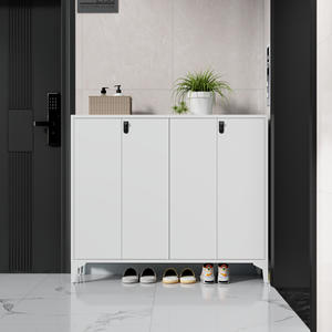 Zapatero de Acero para Entrada, Uso Doméstico, Gran Capacidad de Almacenamiento con Cerradura, Tipo Rectangular para Exteriores - Product Image 2