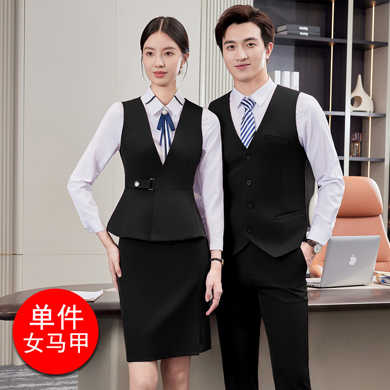 Black vest for women